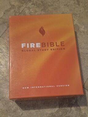 Firebible, Global Study, Bonded Leather Burgundy, Niv